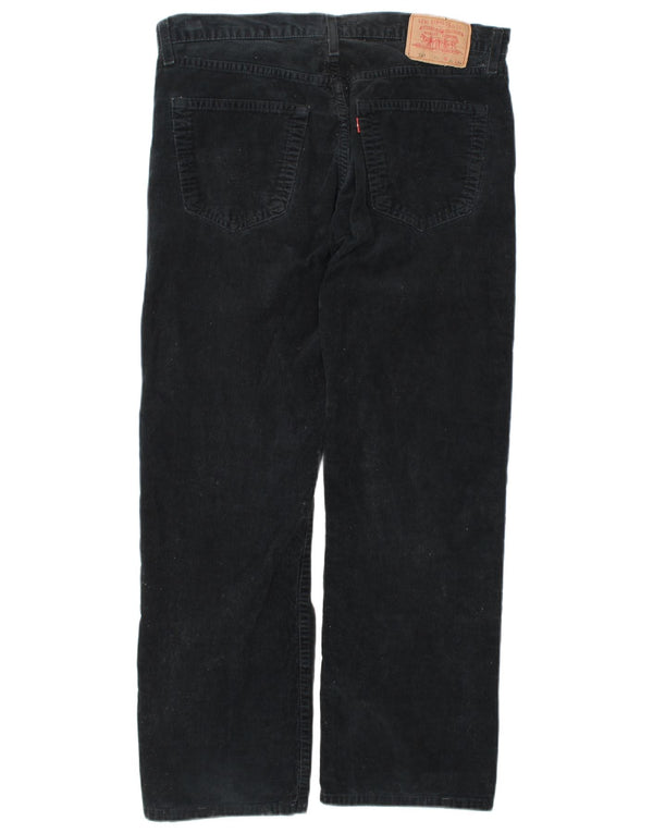 Calça Levi's Masculina 511 Straight Corduroy W36 L30 Azul Marinho Algodão