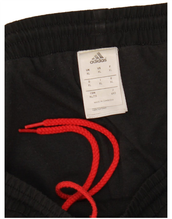Adidas Mens Treino Calças Joggers XL Preto Poliéster