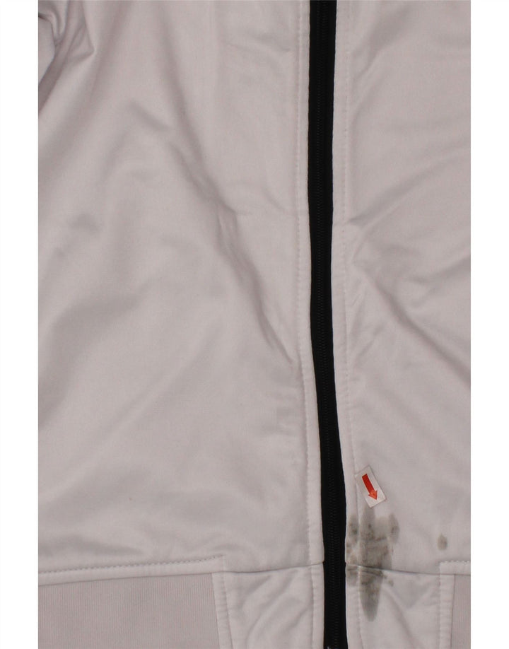 Jaqueta KAPPA Boys Graphic Tracksuit 13-14 anos branco colorblock