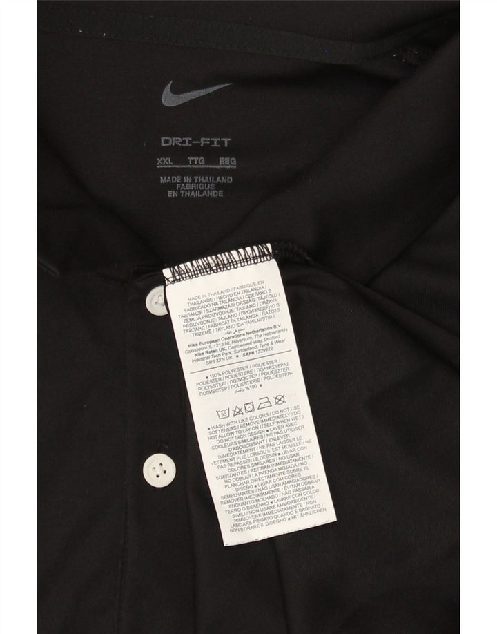 Camisa polo masculina Nike 2XL poliéster preto