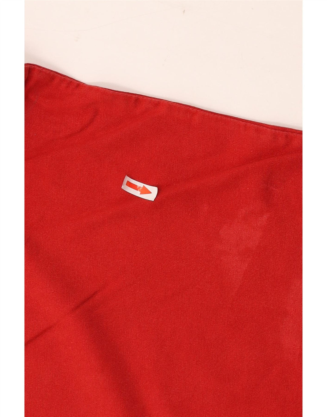 Adidas Mens Camiseta Top Grande Algodão Vermelho