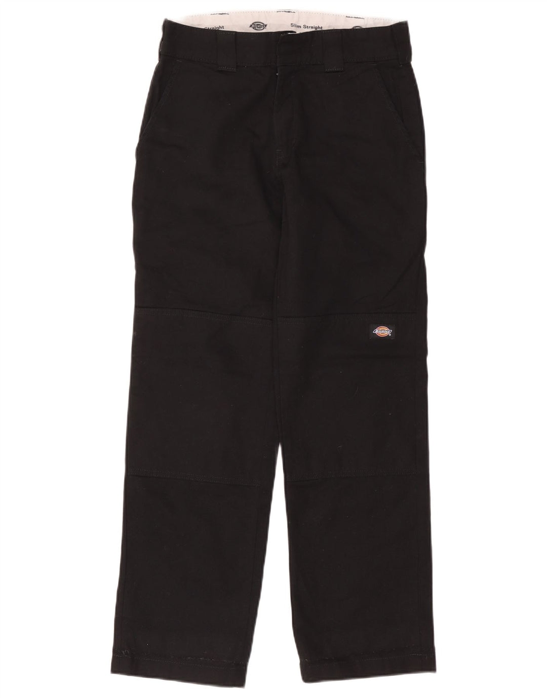 Calças cargo masculinas Dickies Slim Straight W30 L30 poliéster preto