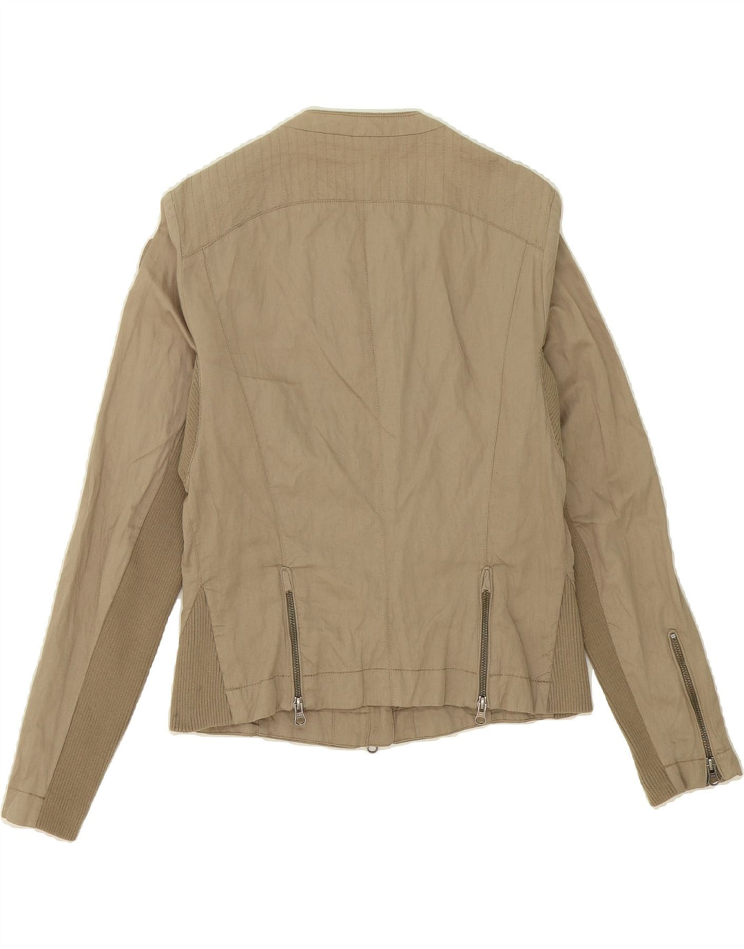 BLAUER Womens Bomber Jacket UK 16 Large Beige Vintage Blauer and Second-Hand Blauer from Messina Hembry 