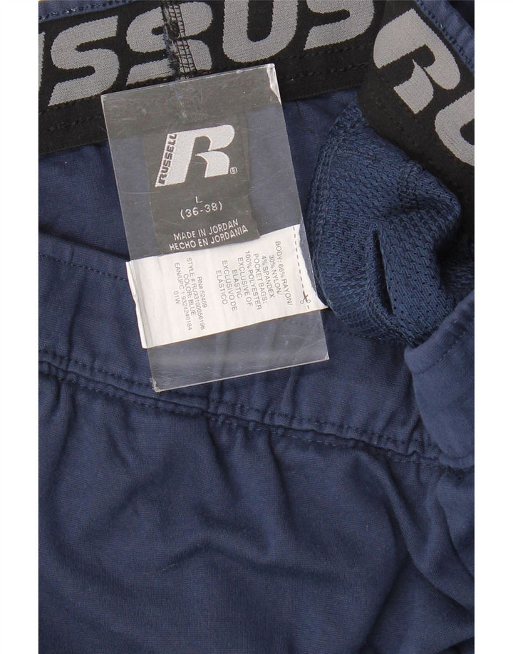 Calça de treino masculina RUSSELL ATLÉTICA grande rayon azul marinho