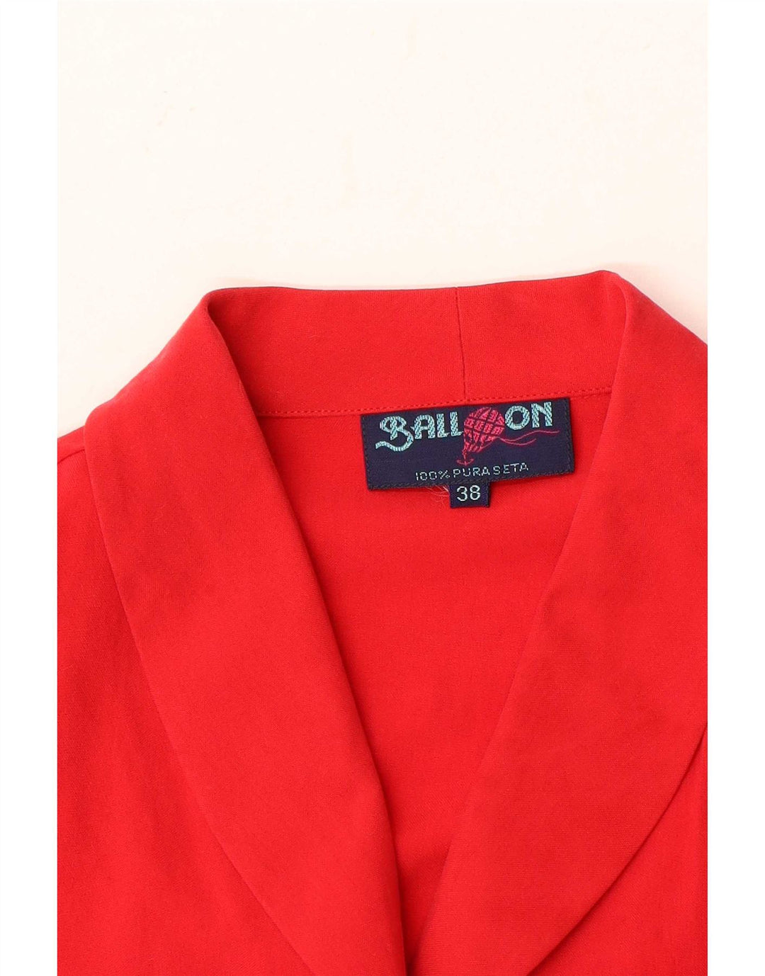 Blusa feminina balão balão UE 38 seda vermelha média