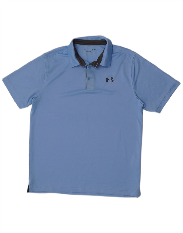 Camisa polo masculina Under Armour grande poliéster azul