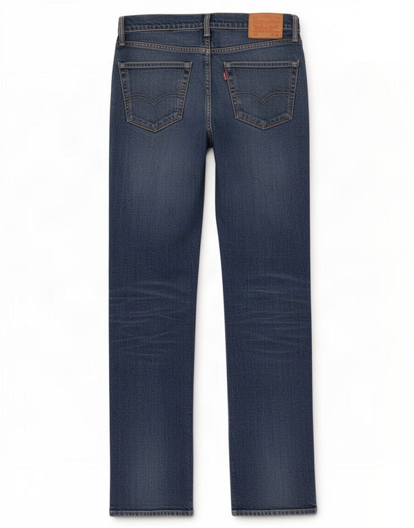 Levi's Masculino 504 Straight Jeans W32 L32 Azul Algodão