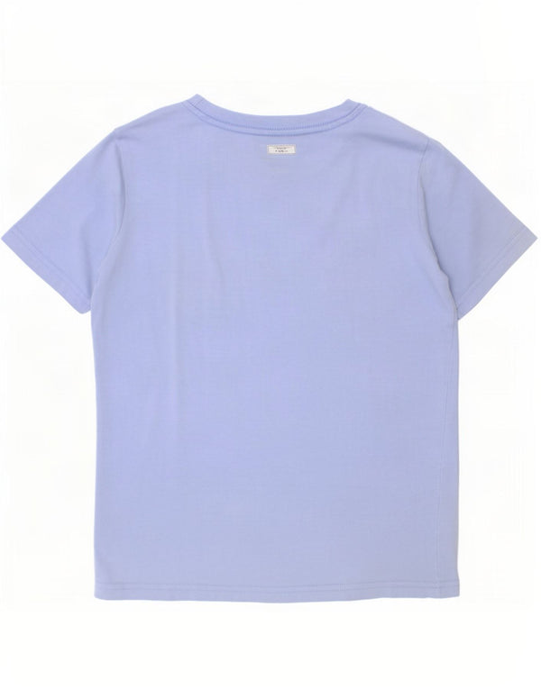 Camiseta Puma Meninos Graphic Top 7-8 Anos Pequeno Azul Algodão