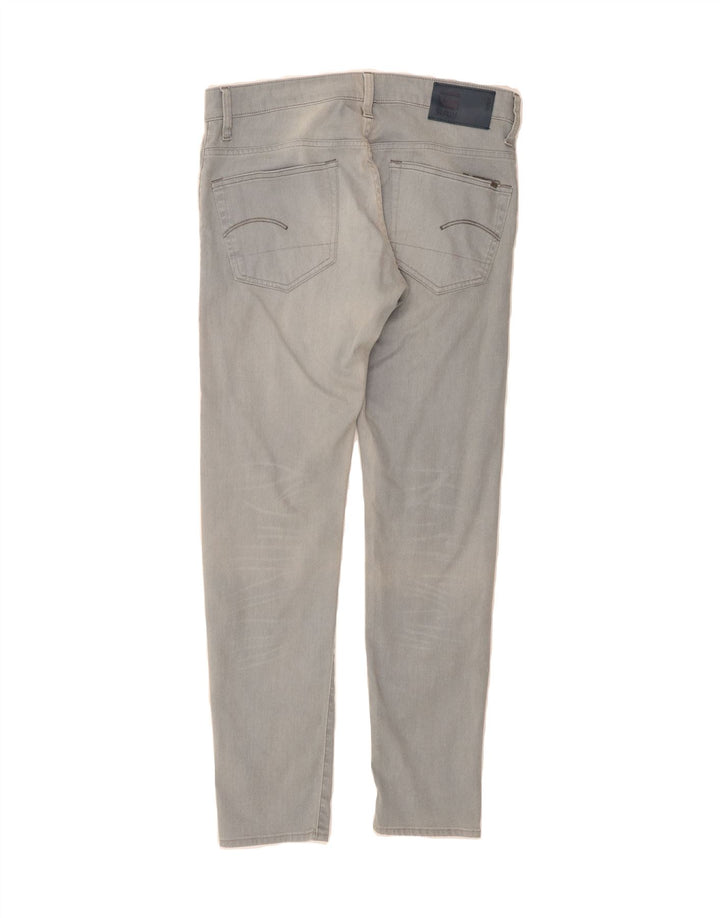 G-STAR Mens 3301 Slim Jeans W33 L32 Grey Cotton Vintage G-Star and Second-Hand G-Star from Messina Hembry 