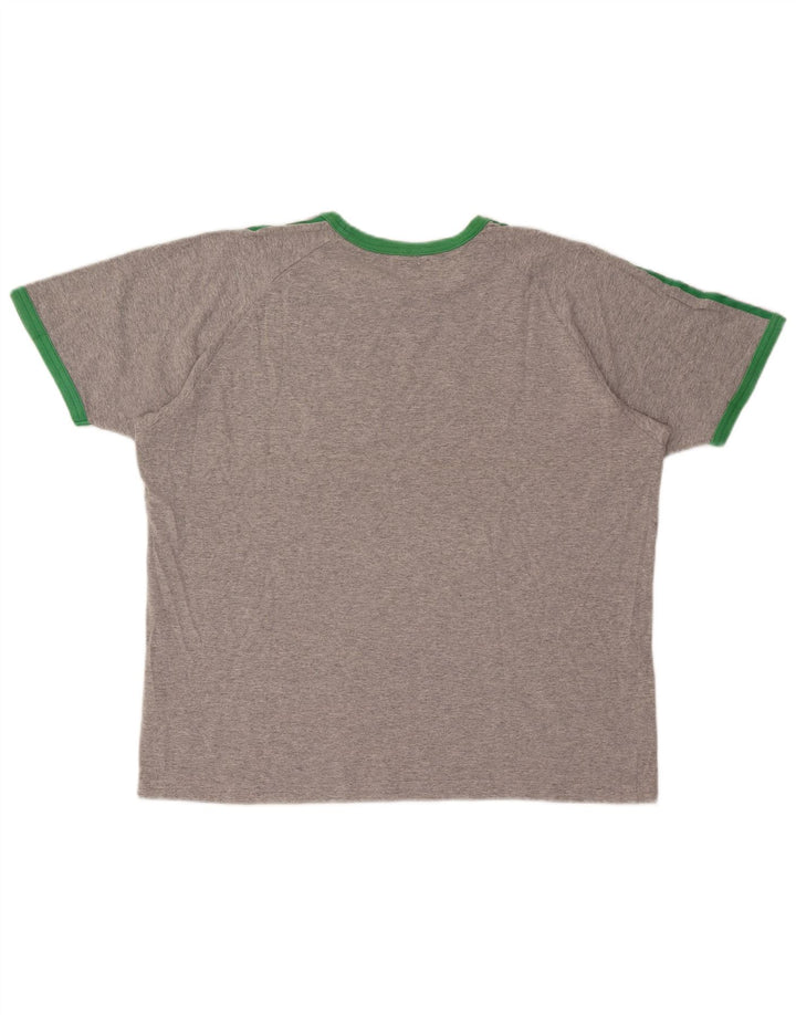 Camiseta masculina Adidas Top XL cinza algodão