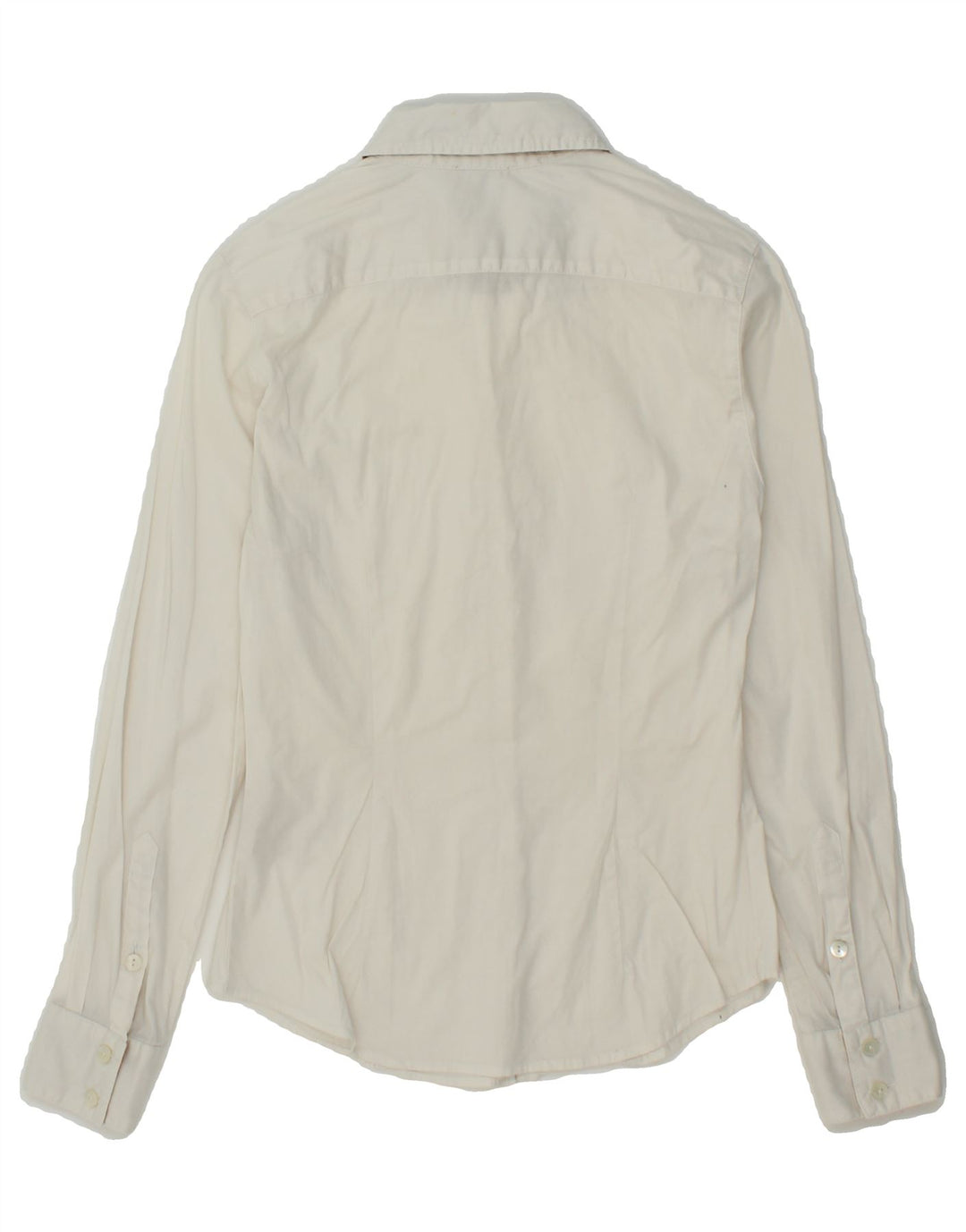 ALVIERO MARTINI Womens Shirt EU 38 Medium White Cotton Vintage ALVIERO MARTINI and Second-Hand ALVIERO MARTINI from Messina Hembry 