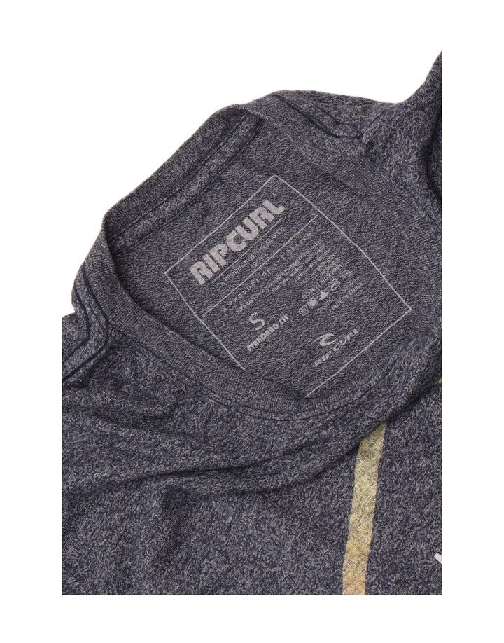 Camiseta masculina Rip Curl com estampa gráfica pequena azul marinho