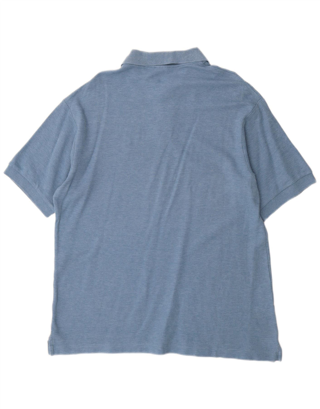 Camisa polo masculina Fila IT 52 grande algodão manchado azul