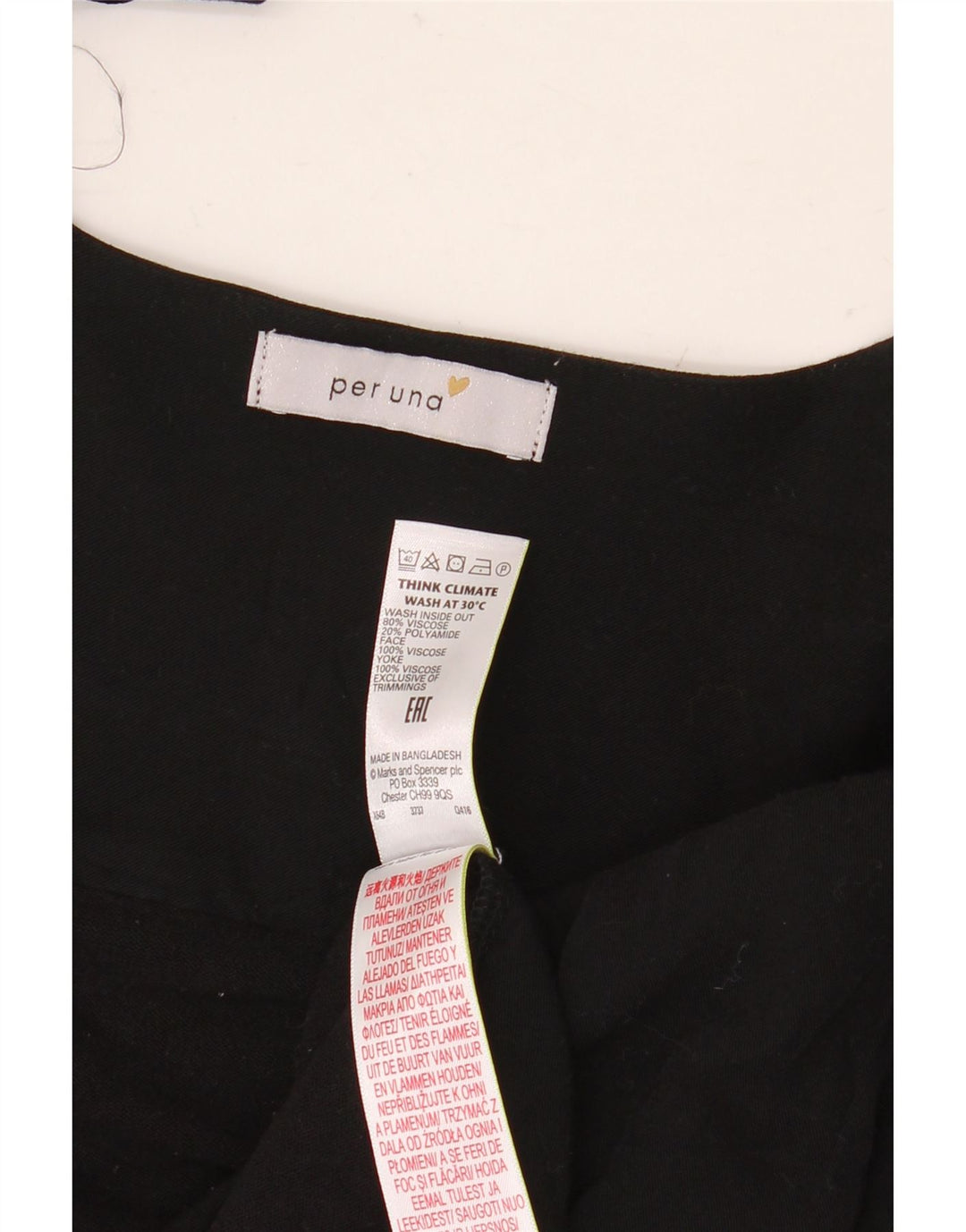 Marks & Spencer Womens Per Una Cardigan Top Reino Unido 12 Médio Preto Viscose