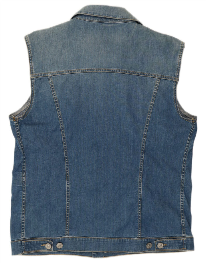 Colete jeans masculino SIVIGLIA UK 38 azul médio