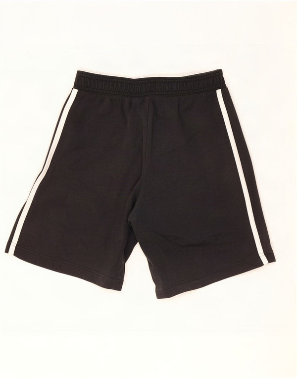Shorts esportivos gráficos Adidas meninos 11-12 anos algodão preto