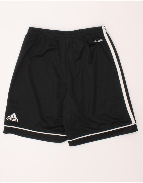 Shorts esportivos Adidas Boys Climalite 11-12 anos preto poliéster