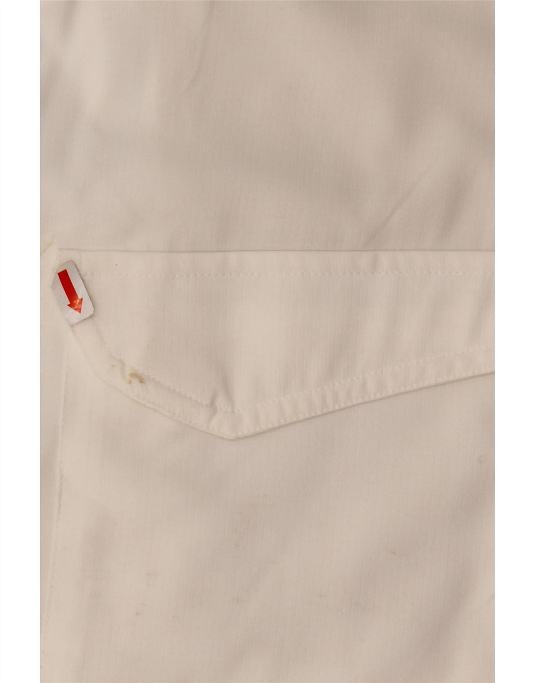 EDDIE BAUER Camisa masculina de manga curta XL poliéster branco
