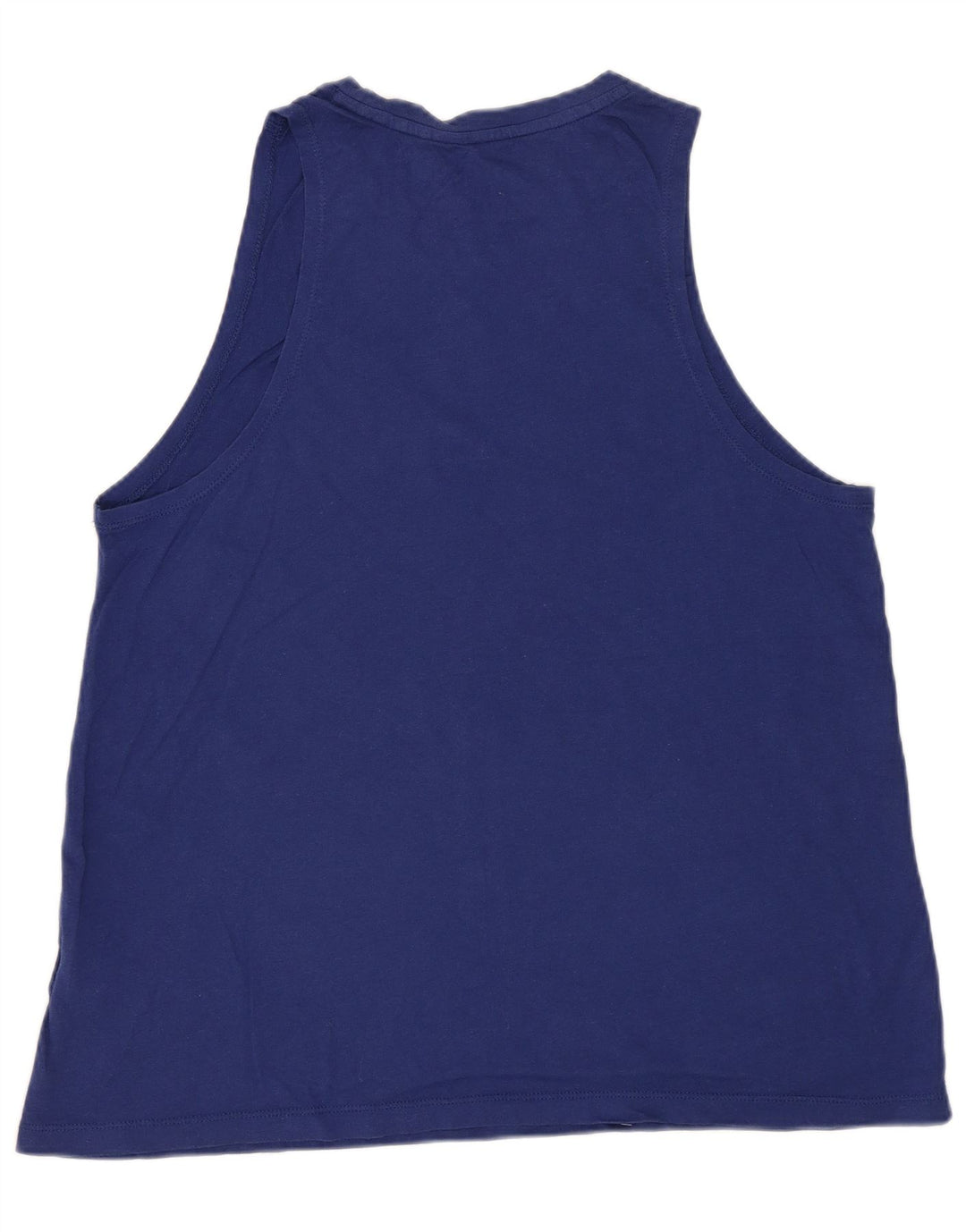 Colete gráfico masculino DKNY top pequeno azul algodão