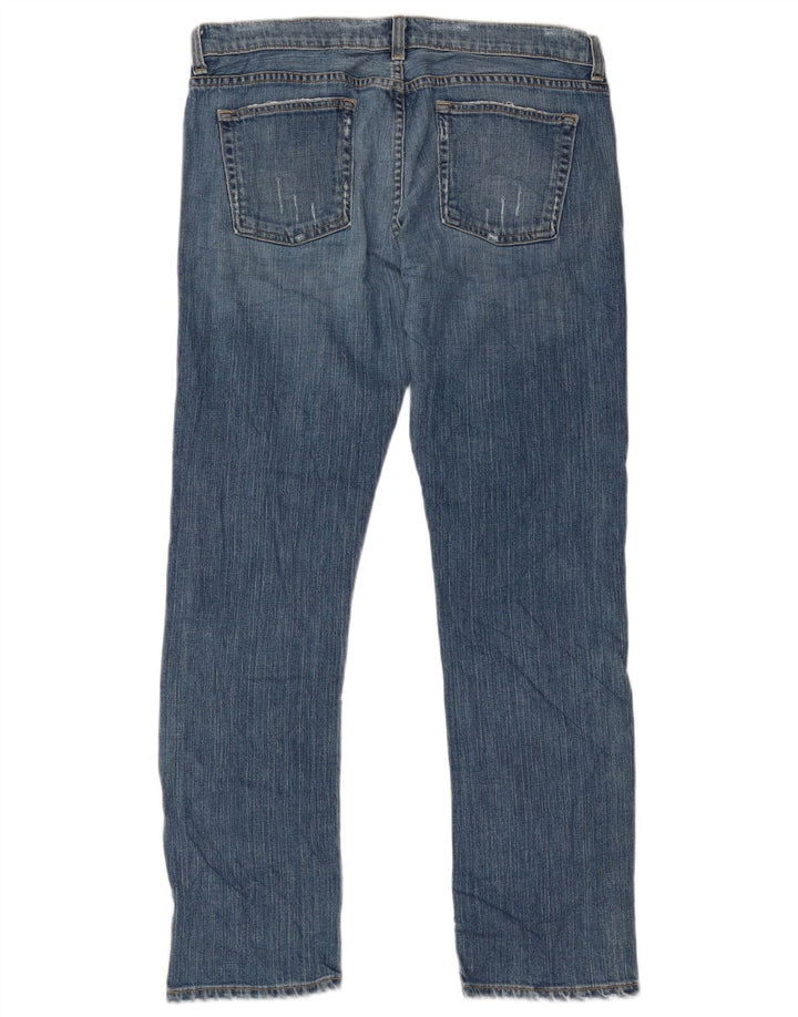 J. CREW Jeans retos femininos US 10 grandes W34 L29 azul