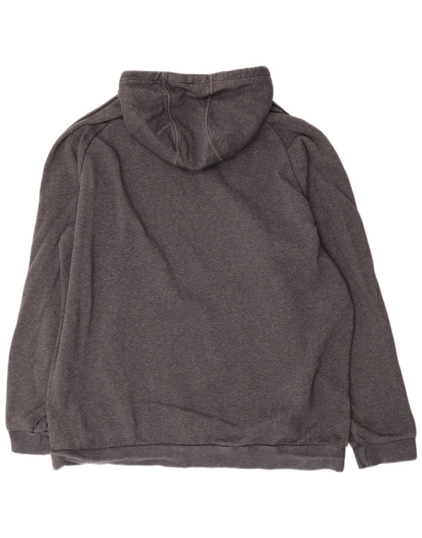 Adidas Mens Hoodie Jumper 2XL Algodão Cinza