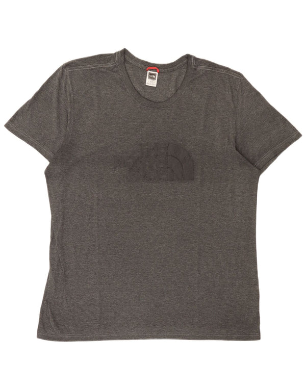 Camiseta gráfica masculina The North Face Top XL algodão cinza