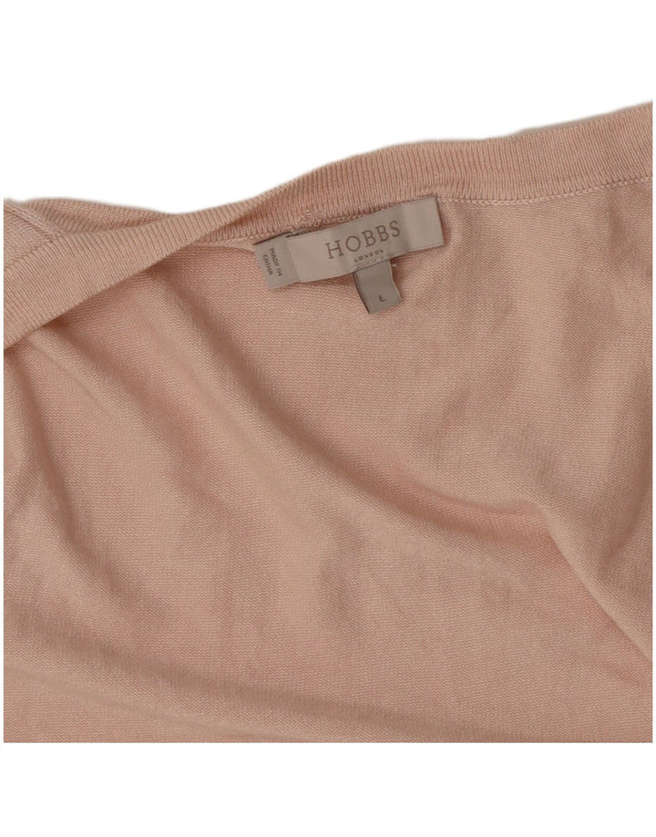 Hobbs Bolero Jumper feminino UK 14 grande bege