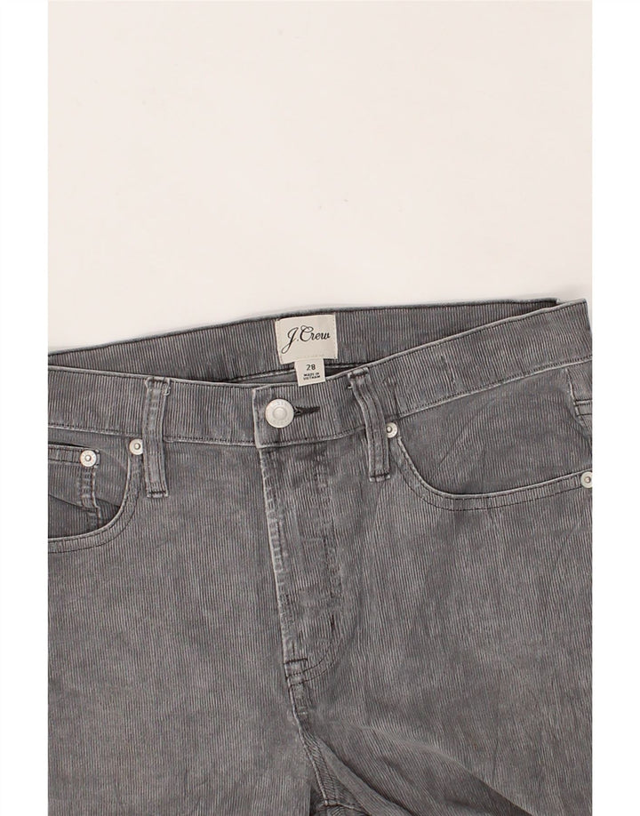 J. CREW Womens Slim Corduroy Trousers W28 L27 Grey Cotton Vintage J. Crew and Second-Hand J. Crew from Messina Hembry 