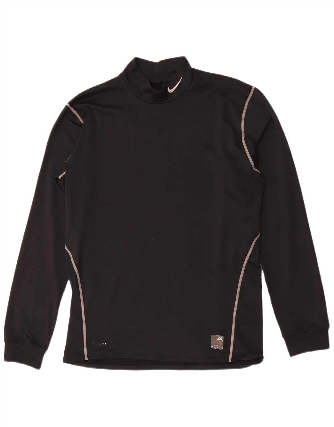 Nike Mens Dri Fit Top Manga Longa Grande Preto