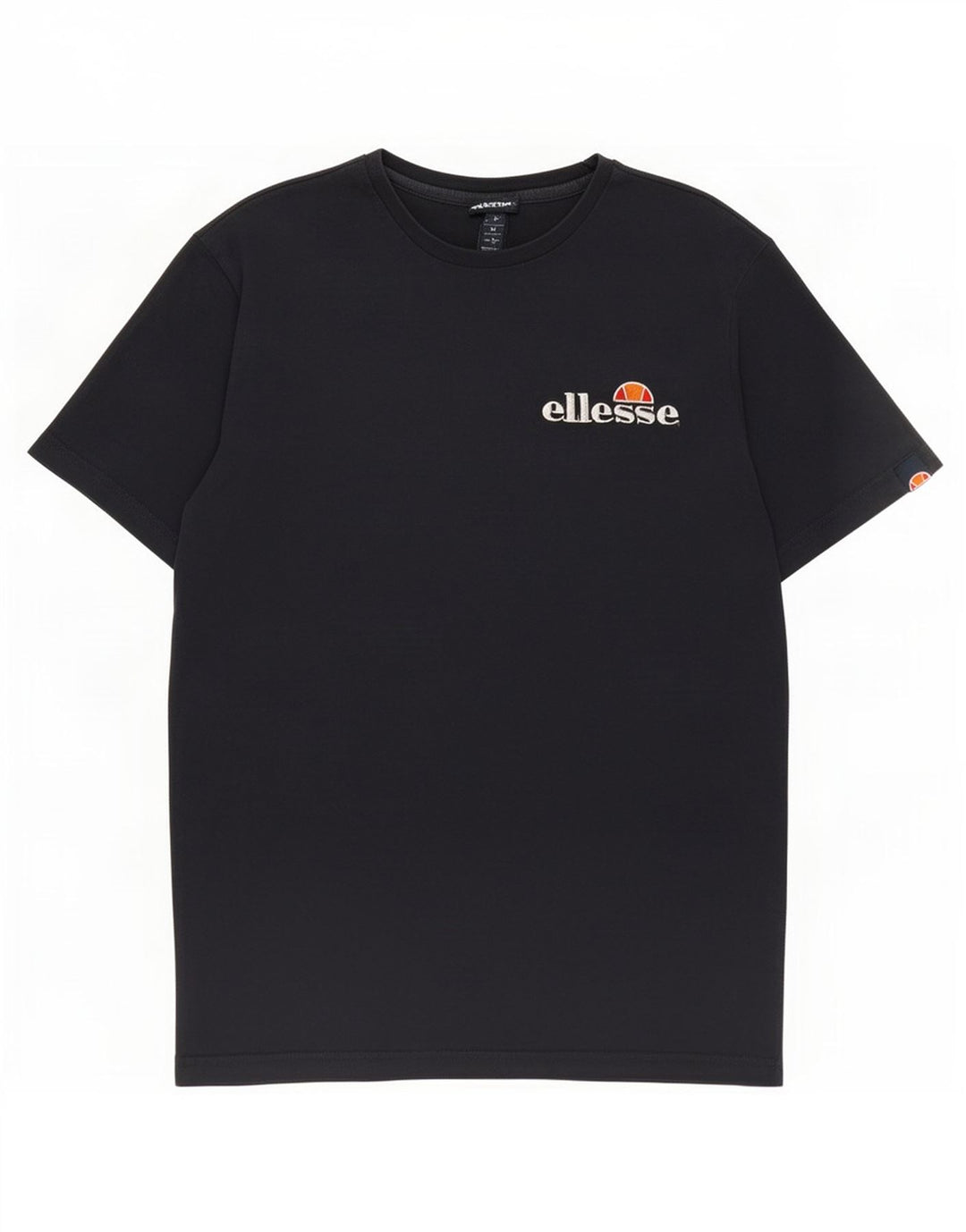 Ellesse Camiseta masculina gráfica Top médio algodão azul marinho