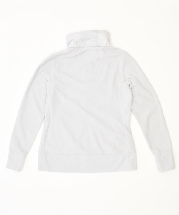 Jaqueta Nike Therma Fit Fleece Feminina UK 14 Grande Poliéster Cinza