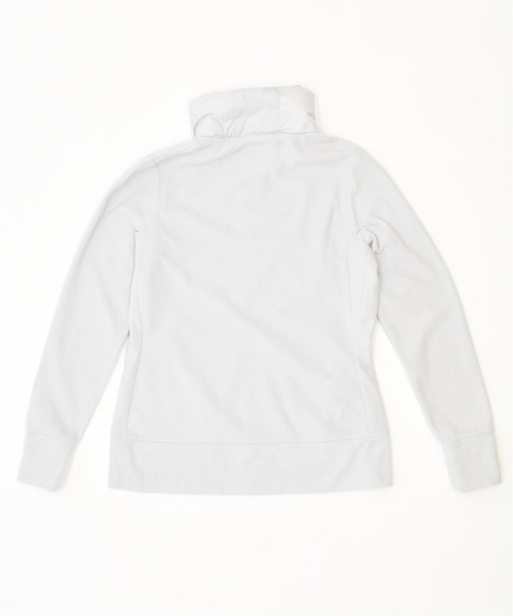 Jaqueta Nike Therma Fit Fleece Feminina UK 14 Grande Poliéster Cinza