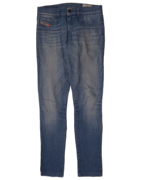 Legging Livier Feminina Diesel Super Slim Jeans Tamanho 30W30 L31 Azul Algodão