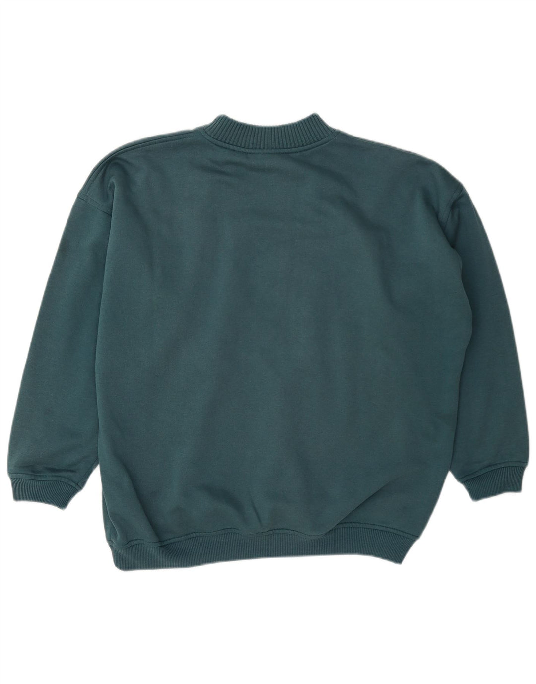 Camisola gráfica masculina vintage XL verde Colourblock poliéster