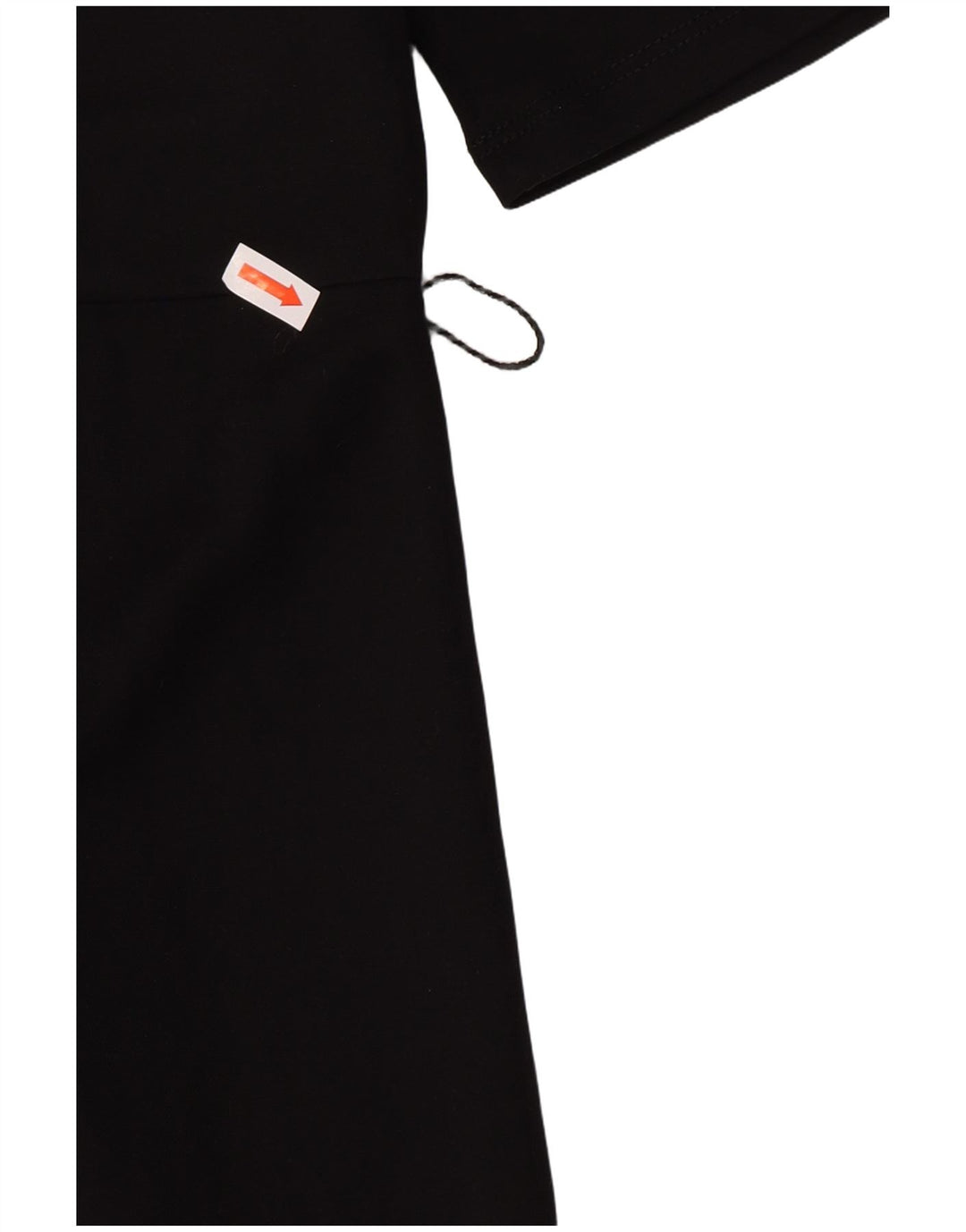 Vestido feminino Zara Shift UK 10 pequeno preto viscose