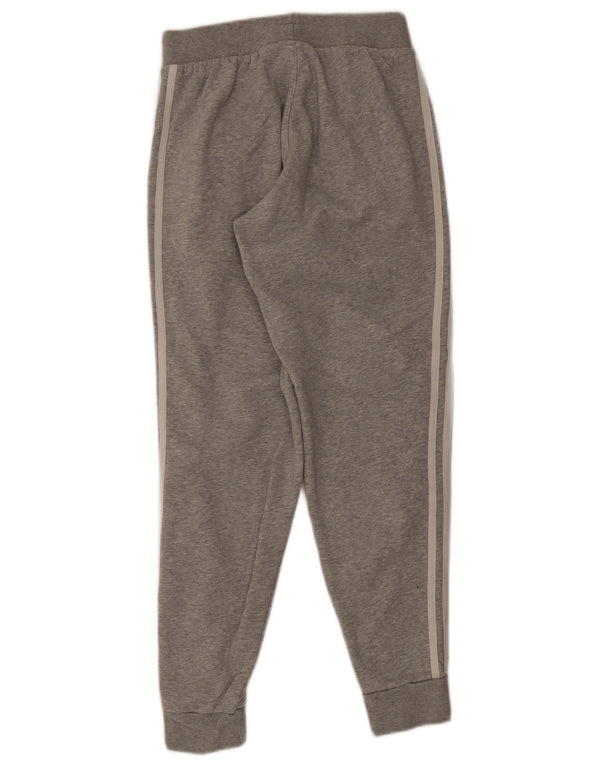 Calça de treino masculina Adidas Joggers pequeno algodão manchado cinza