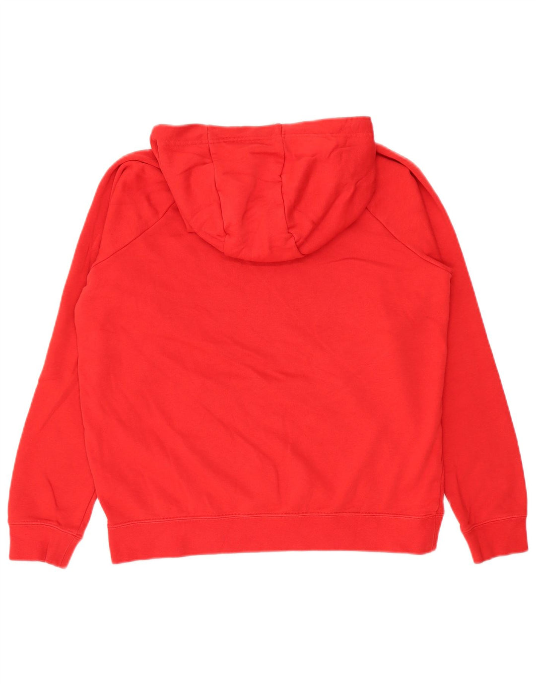 Nike Womens Oversized Hoodie Jumper UK 14 Médio Algodão Vermelho
