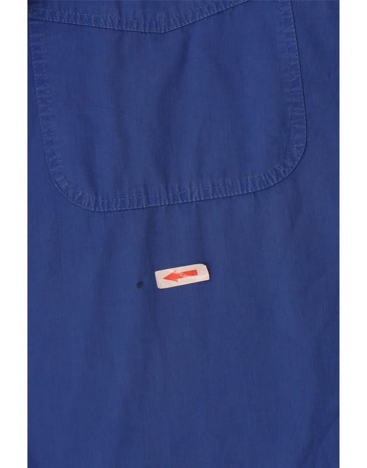 Camisa masculina de manga curta Levi's XL azul algodão