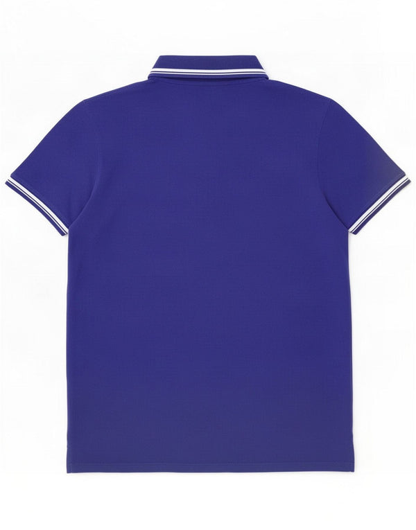 Sergio Tacchini Camisa polo masculina XL Algodão roxo
