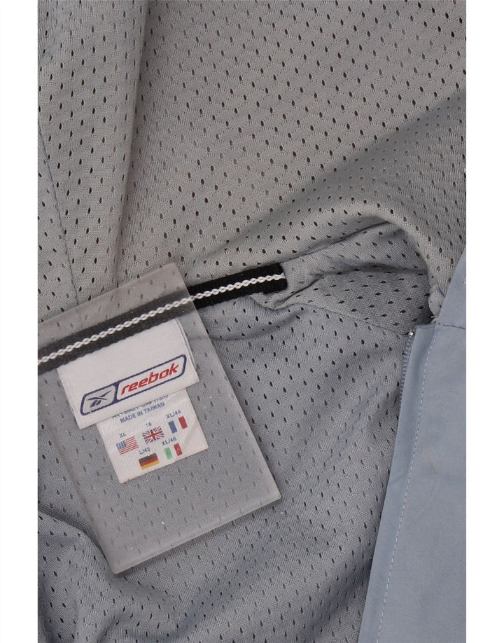 Jaqueta de chuva feminina REEBOK com capuz grande e capuz Reino Unido 16 grande azul