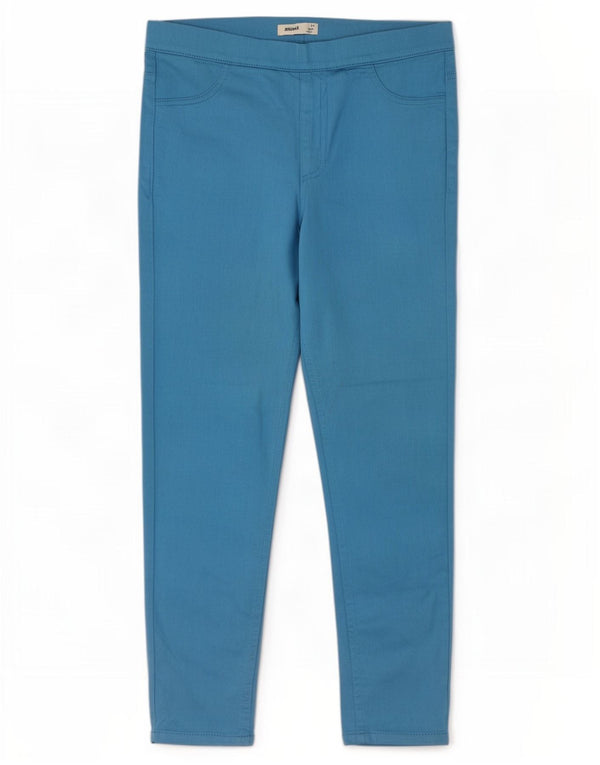 Calça jeans feminina Marks & Spencer UK 14 grande W32 L27 algodão azul