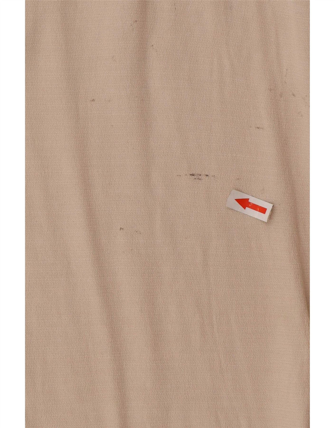Top túnica oversized feminino Zara UK 10 pequeno poliéster bege