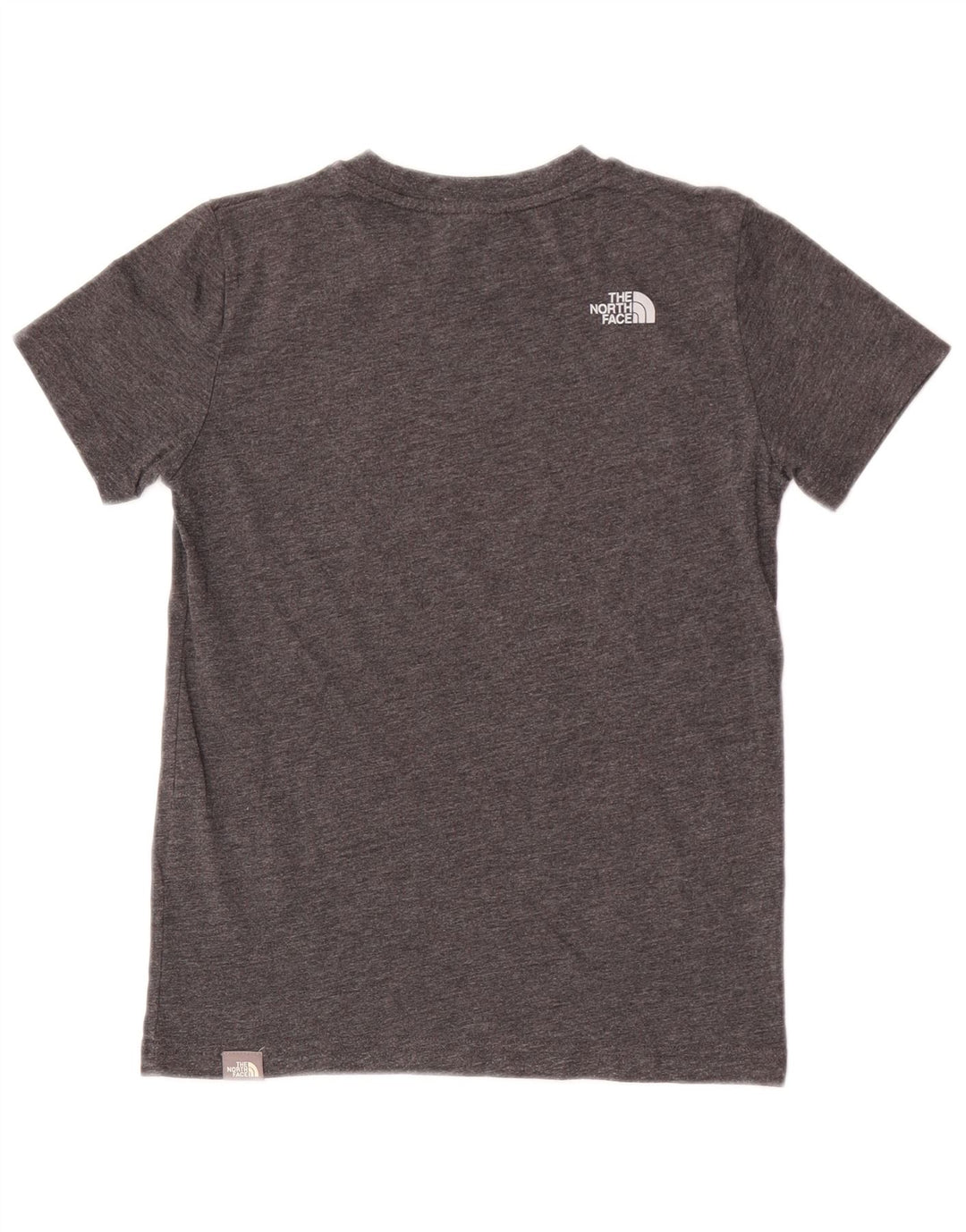 Camiseta The North Face Boys Top 9-10 Anos Algodão Cinza Médio