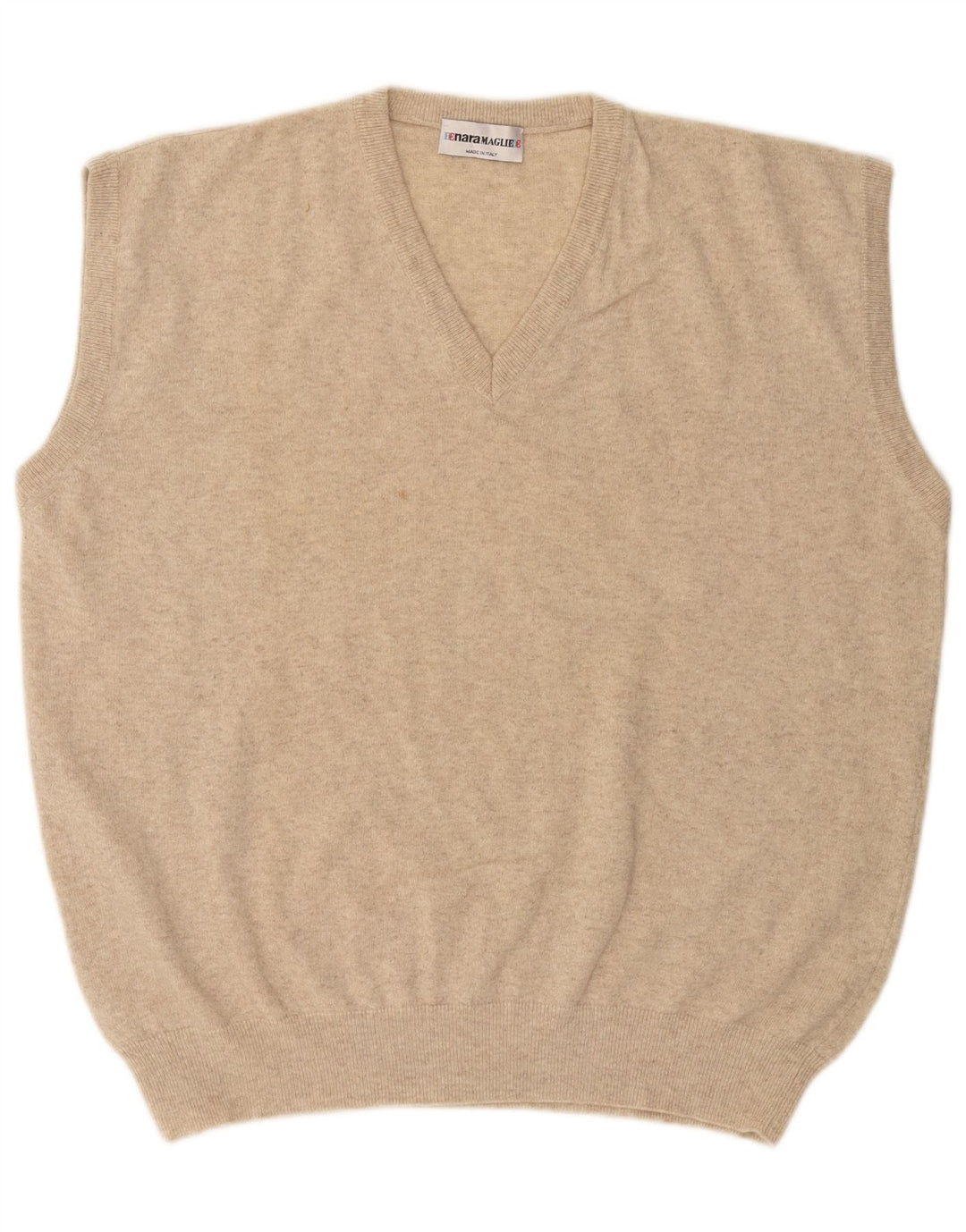 ENARA MAGLIE Mens Colete Regata XL Lã Bege