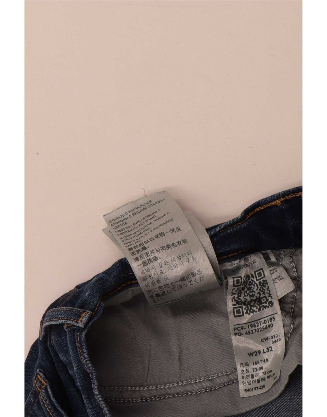 Calça jeans feminina Levi's 312 Shaping Slim W29 L32 azul marinho algodão