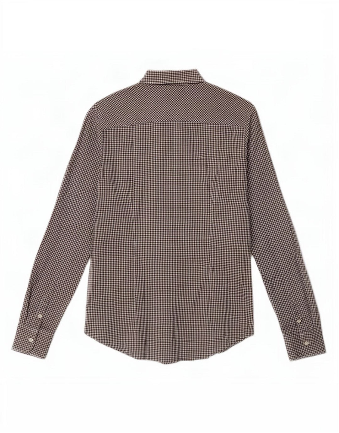 Camisa feminina Tommy Hilfiger Stretch US 10 grande algodão guingão preto