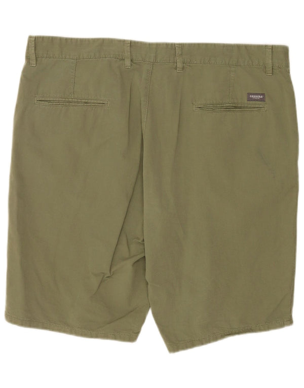 Carrera Mens Regular Fit Chino Shorts W38 XL Algodão Verde