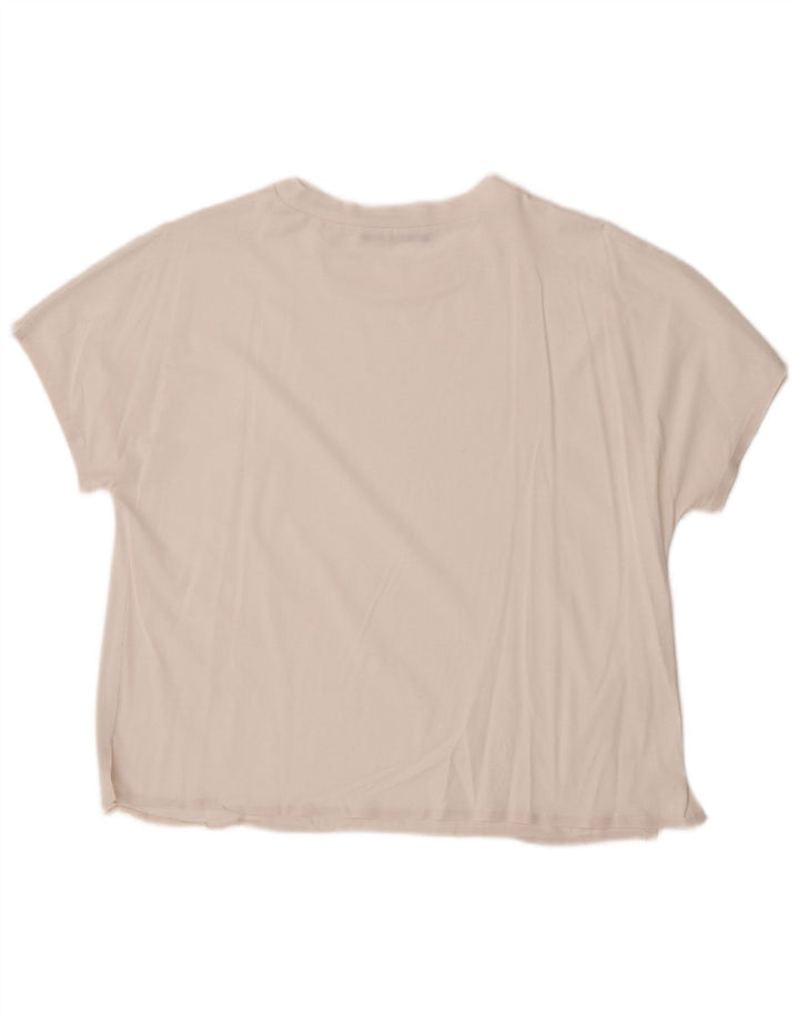 Max Mara Camiseta feminina de fim de semana Top UK 16 Grande Branco