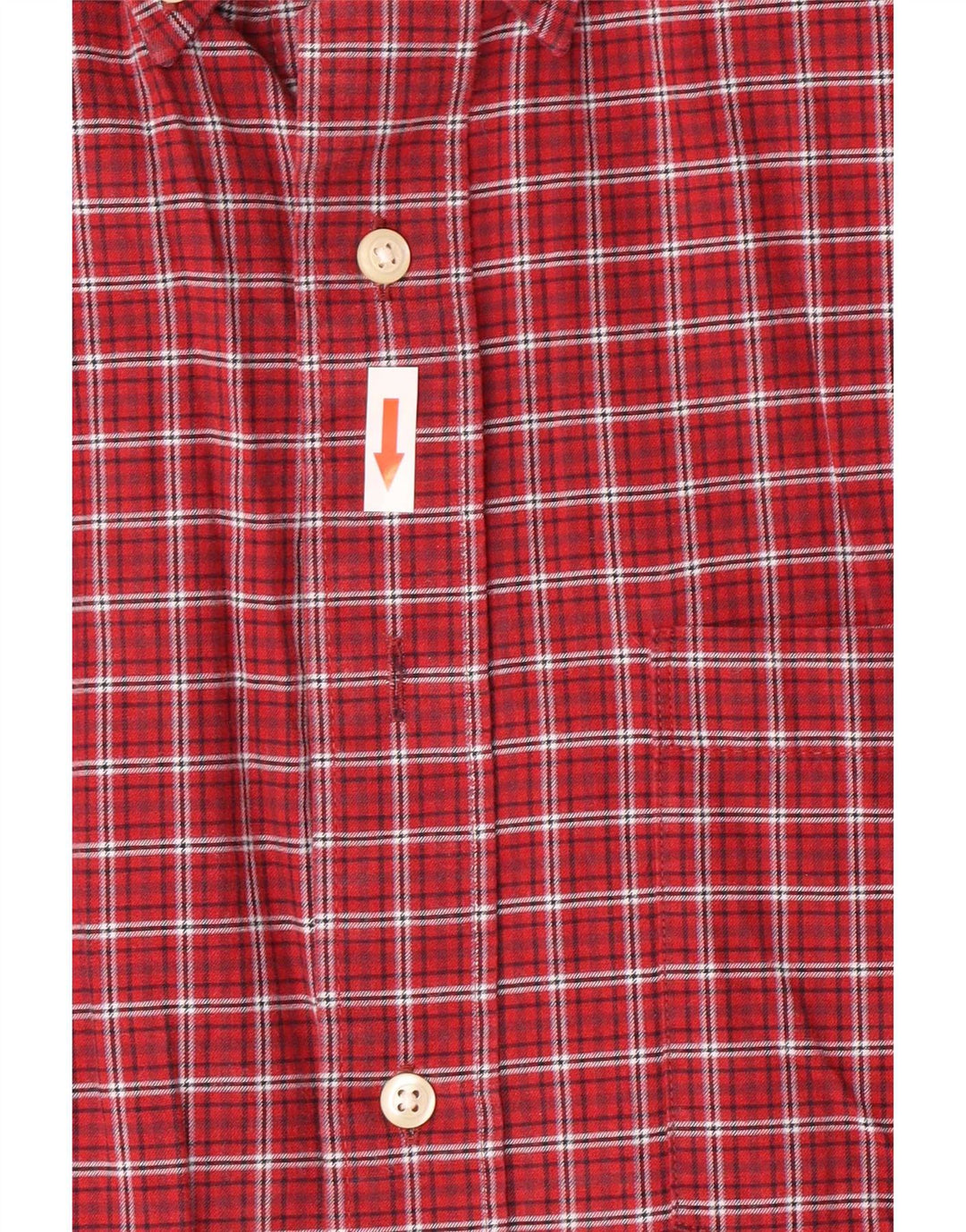 Izod Camisa masculina de algodão xadrez médio Borgonha