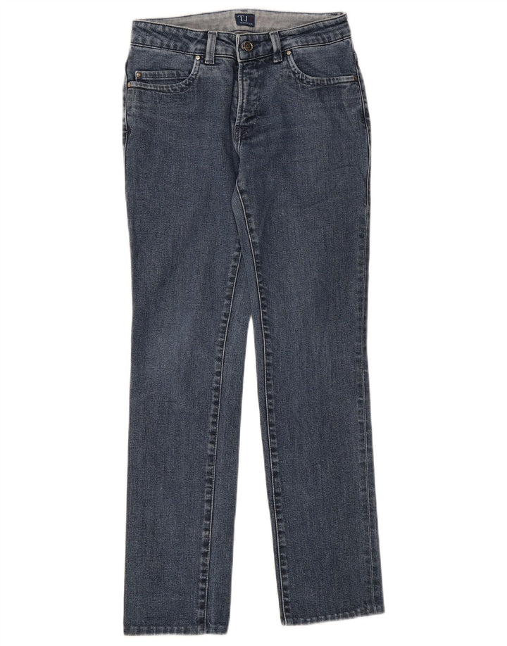 Trussardi Jeans Slim Feminino W25 L30 Azul Algodão